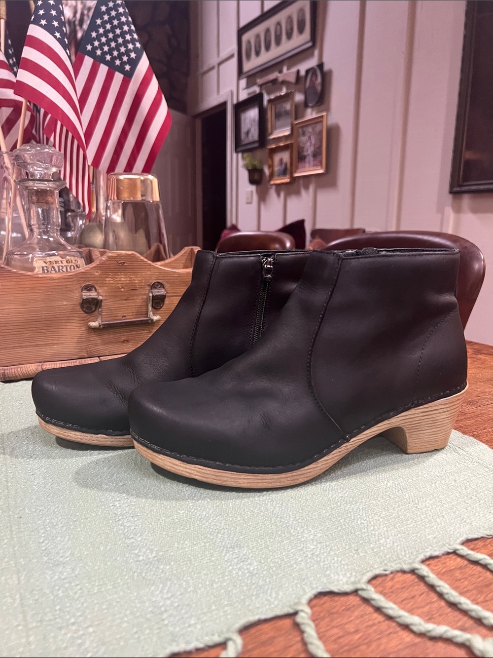 Dansko Maria Leather Ankle Booties